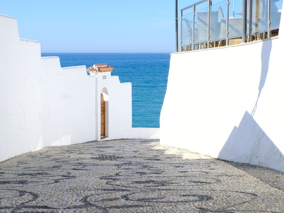Picture of the famous salon street in Nerja